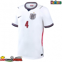 Camisa de Futebol Inglaterra Declan Rice #4 Equipamento Principal Mundo 2026 Manga Curta